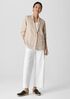 Linen Silk Twill Blazer