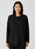 Organic Cotton French Terry Crew Neck Top