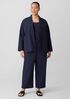 Organic Cotton Pucker High Collar Jacket
