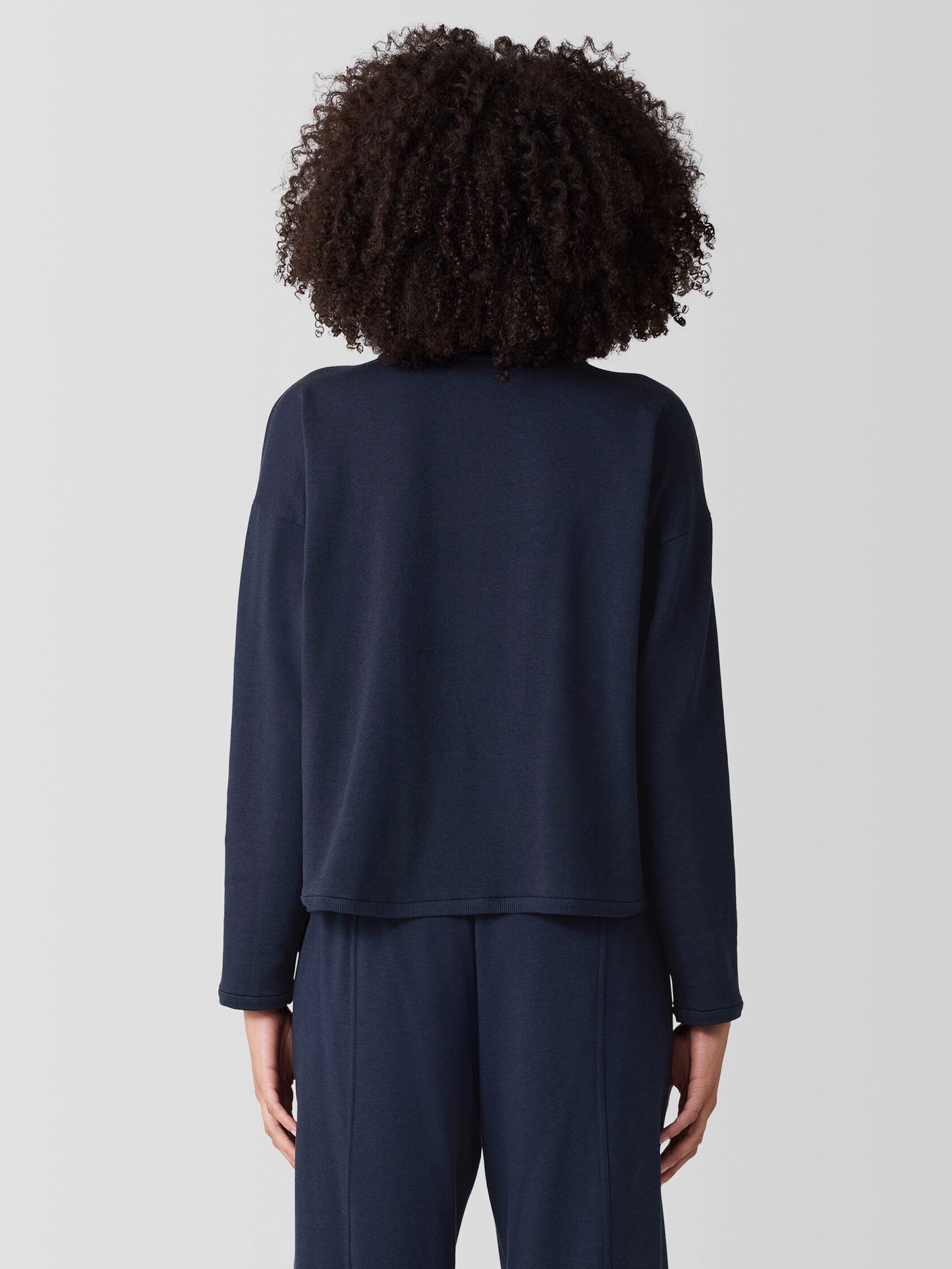Cozy Brushed Terry Hug Box-Top