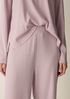 Organic Cotton Rib Straight Sleep Pant