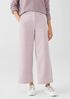 Organic Cotton Stretch Corduroy Wide-Leg Pant