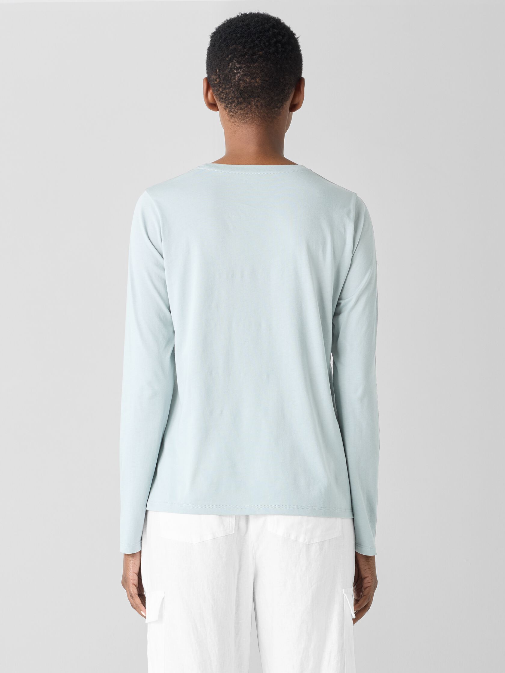 Organic Pima Cotton Jersey Long-Sleeve Tee