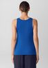 Organic Cotton Stretch Rib Scoop Neck Tank