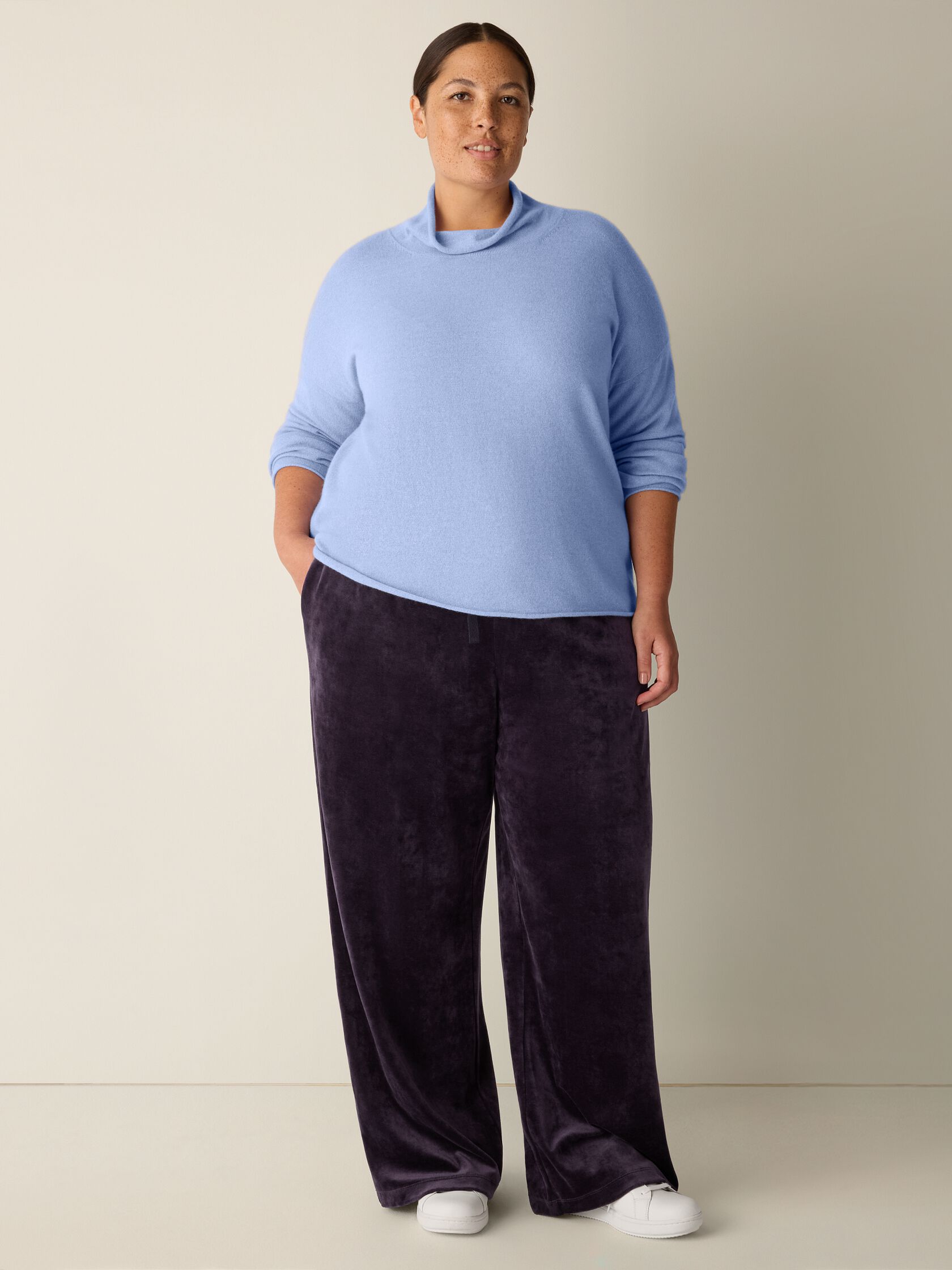 Italian Cashmere Turtleneck Top