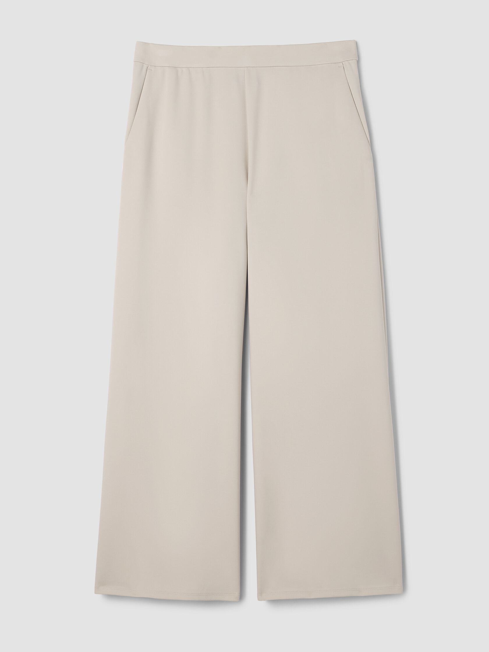 Lightweight Ponte Wide-Leg Pant