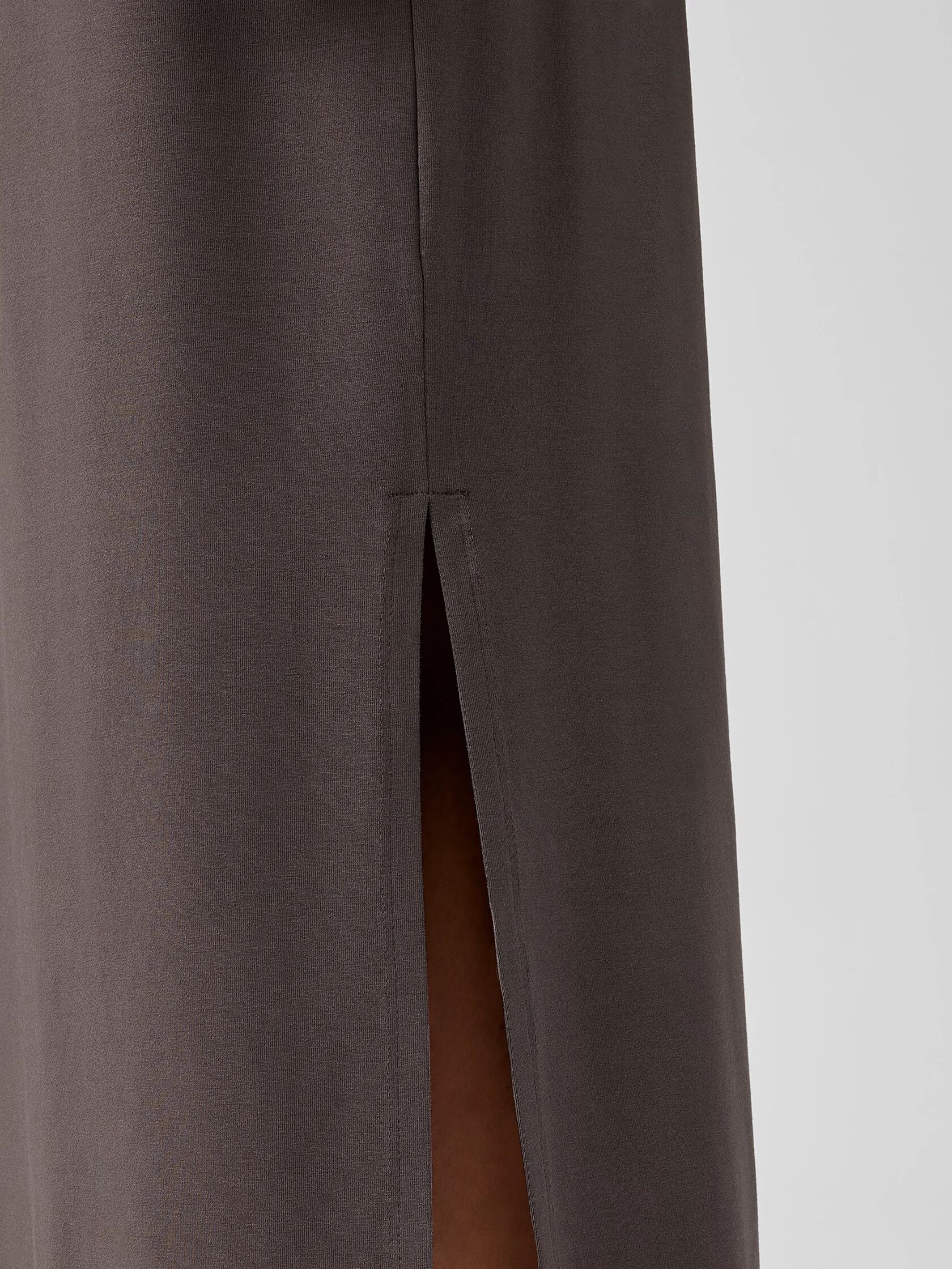 Stretch Jersey Knit Straight Skirt