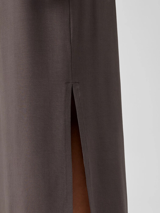 Stretch Jersey Knit Straight Skirt