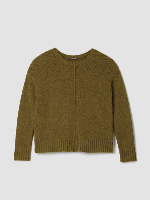 Cotton Fluff Crew Neck Top