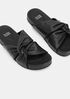 Pal Canvas Stripe Slide
