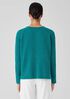 Organic Cotton Chenille Crew Neck Top