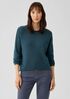 Peruvian Cotton Blend Crew Neck Top