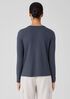 Stretch Jersey Knit Crew Neck Top