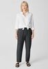 Airy Organic Cotton Twill Tapered Pant