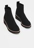 London Recycled Stretch Knit Bootie