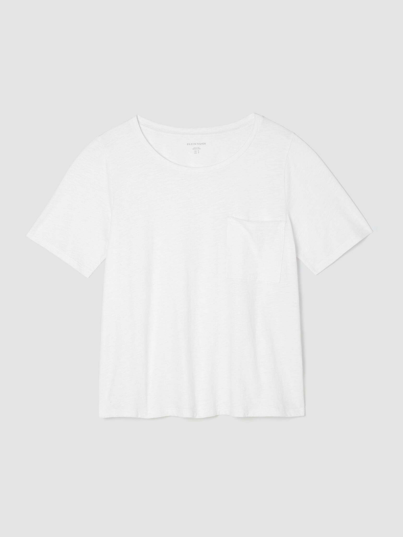 Organic Cotton Slubby Jersey Pocket Tee