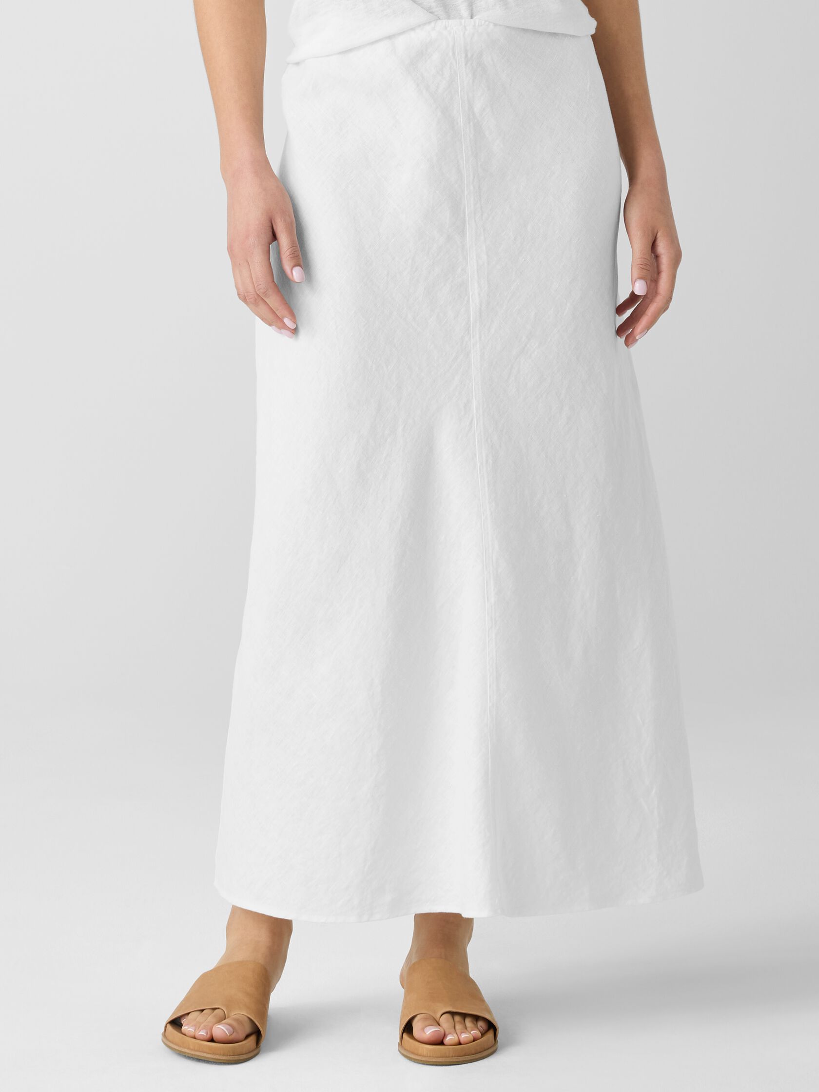 Organic Linen Bias Skirt