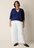 Organic Linen Cotton Slub Slouchy Cardigan