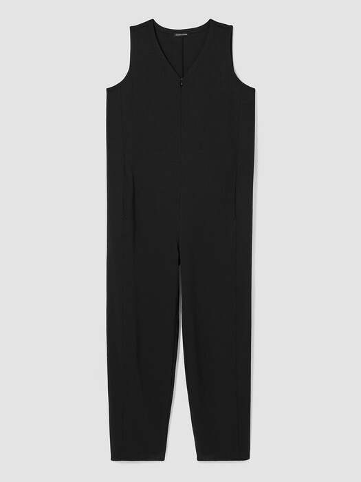 Cotton Ponte Lantern Jumpsuit