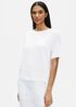 Organic Linen Cotton Scoop Neck Box-Top