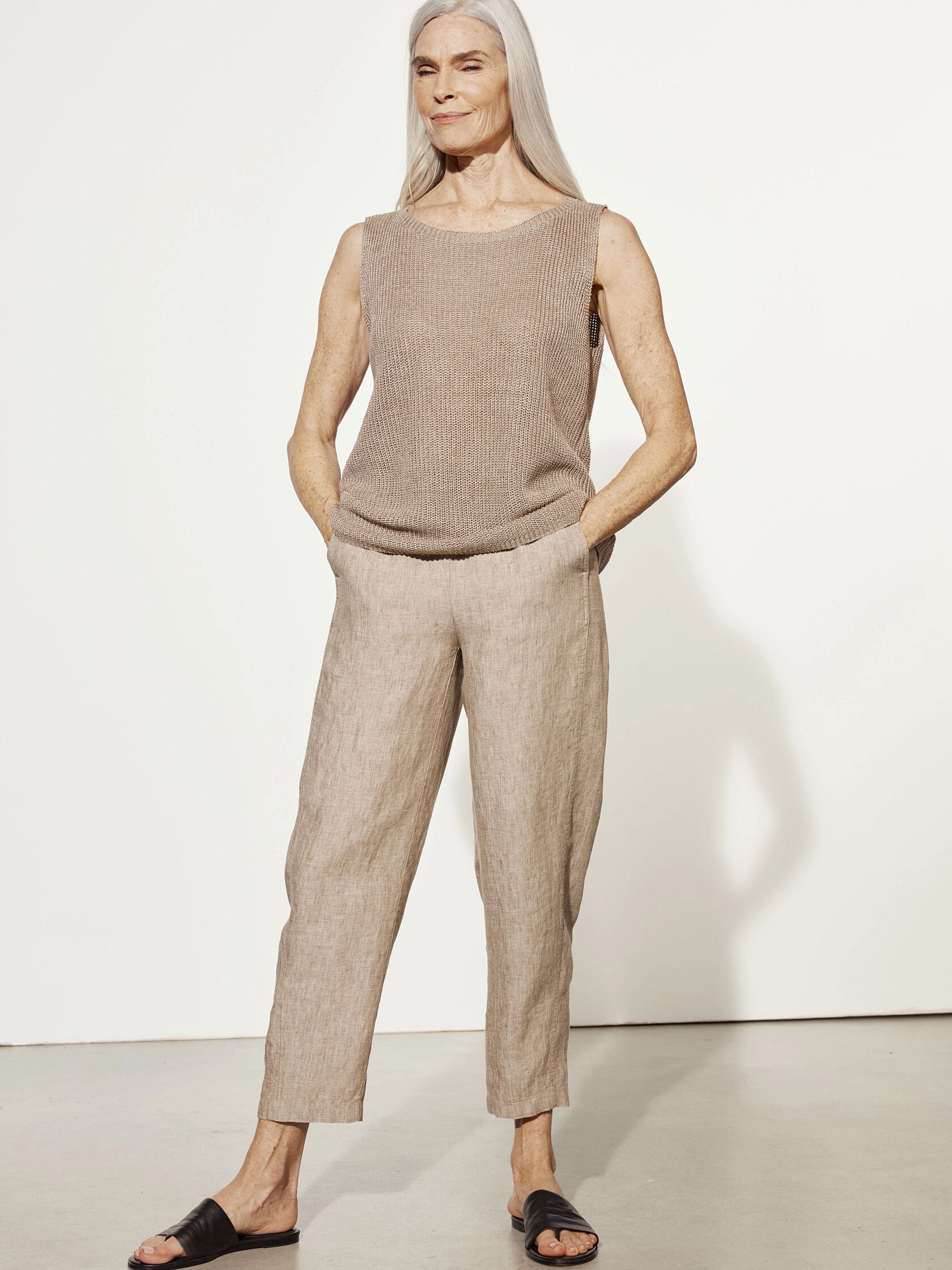 Organic Linen Melange Shell