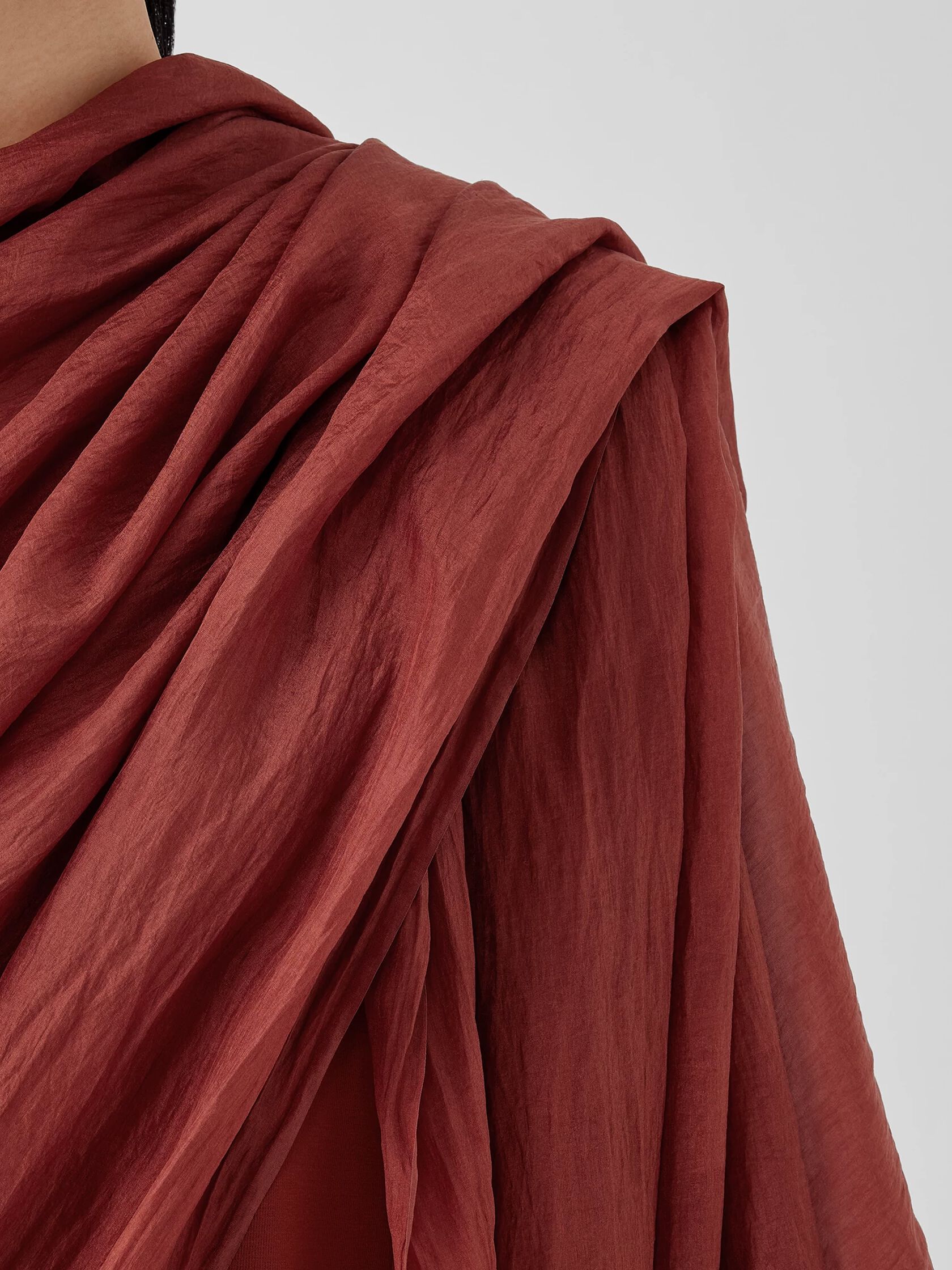 Washed Silk Parachute Scarf