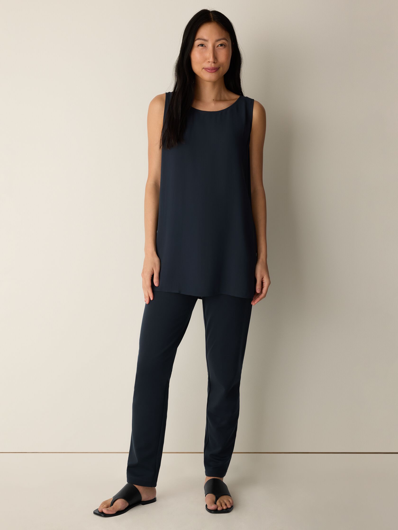 Washable Flex Ponte Slim Pant