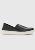 Panda Washed Leather Sneaker