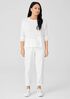 Organic Linen Cotton Slub Box-Top