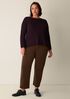 Peruvian Cotton Blend Bateau Neck Top