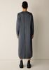Dimensional Silk Jacquard Oval Dress