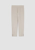 Washable Stretch Crepe Pant with Slits