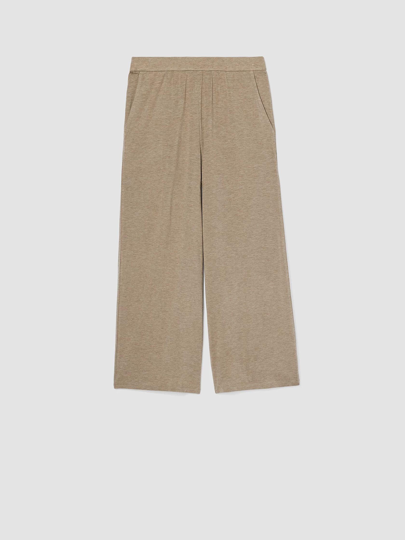 Fine Jersey Wide-Leg Pant