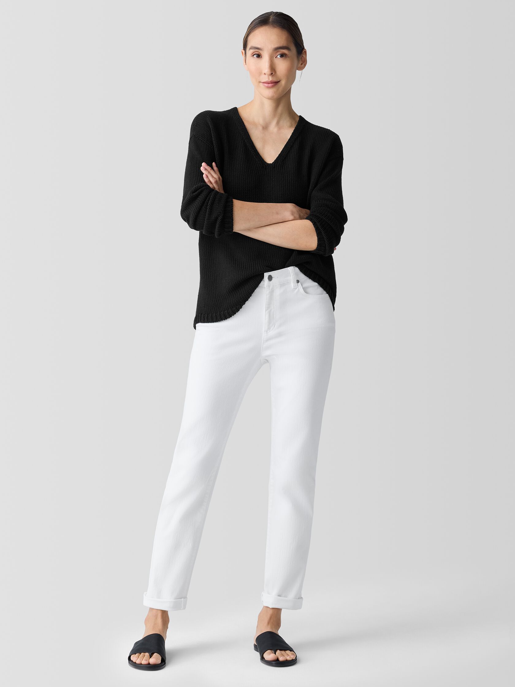 Organic Cotton Denim Slim Jean