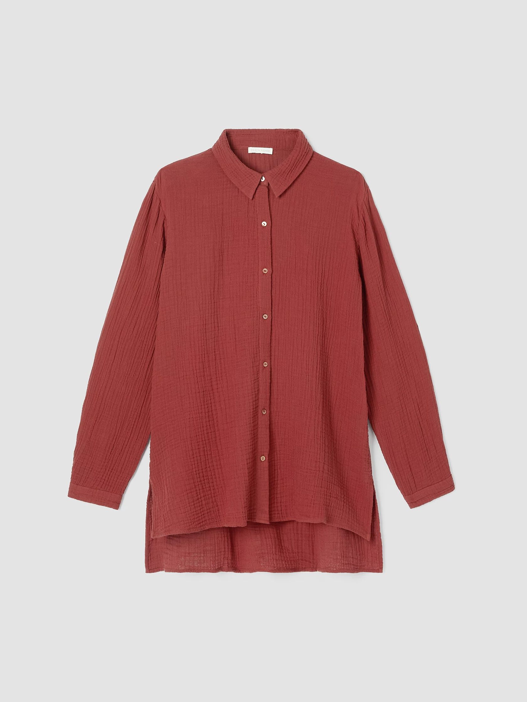Organic Cotton Gauze Classic Collar Shirt