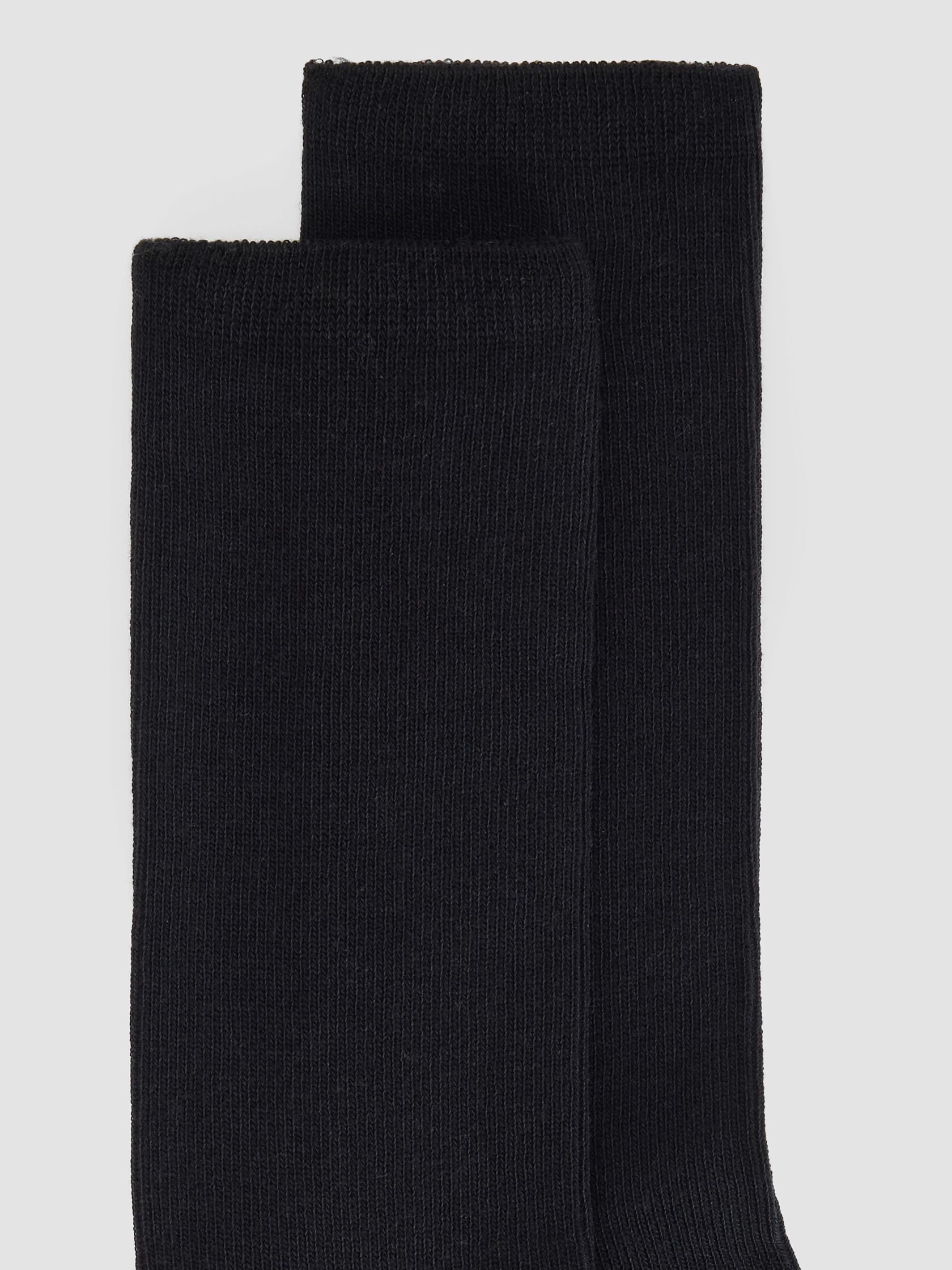 Cotton Rib Crew Sock