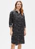 Silk Organic Cotton Dash Shirtdress