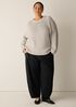 Peruvian Organic Cotton Cord Crew Neck Top