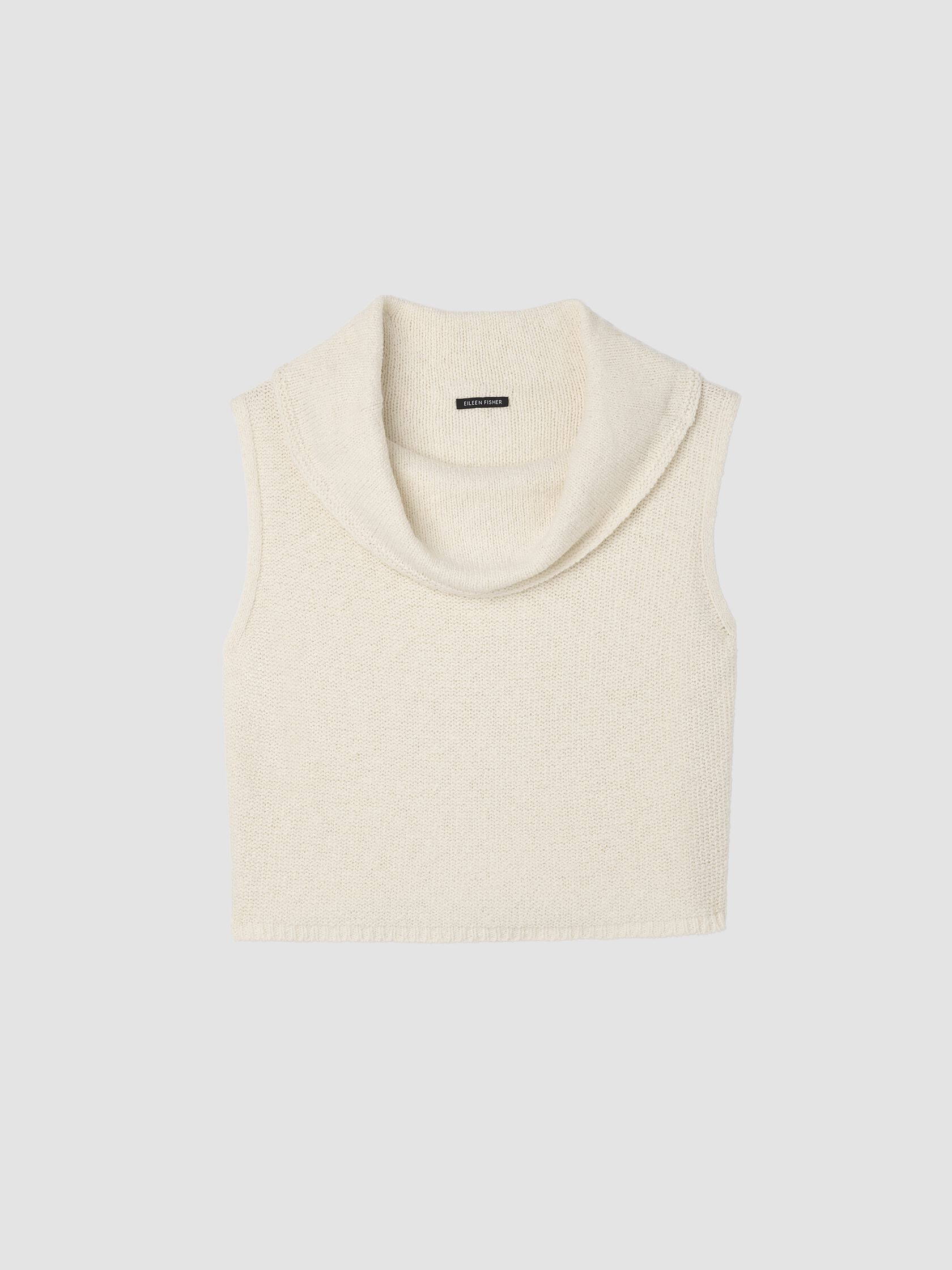 Peruvian Cotton Cloud Drape Neck Vest