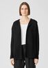 Organic Cotton Linen Slub Hooded Cardigan