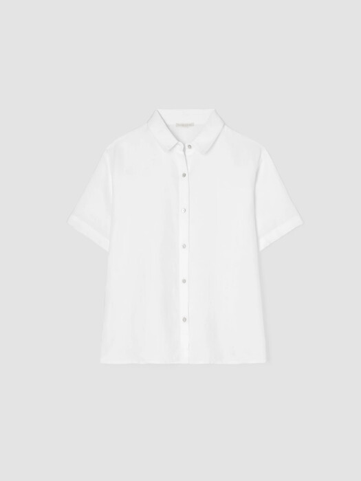 Handkerchief Linen Short-Sleeve Shirt