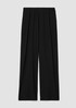 Washable Stretch Rib Straight Pant