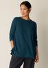 Italian Cashmere Crew Neck Long Top