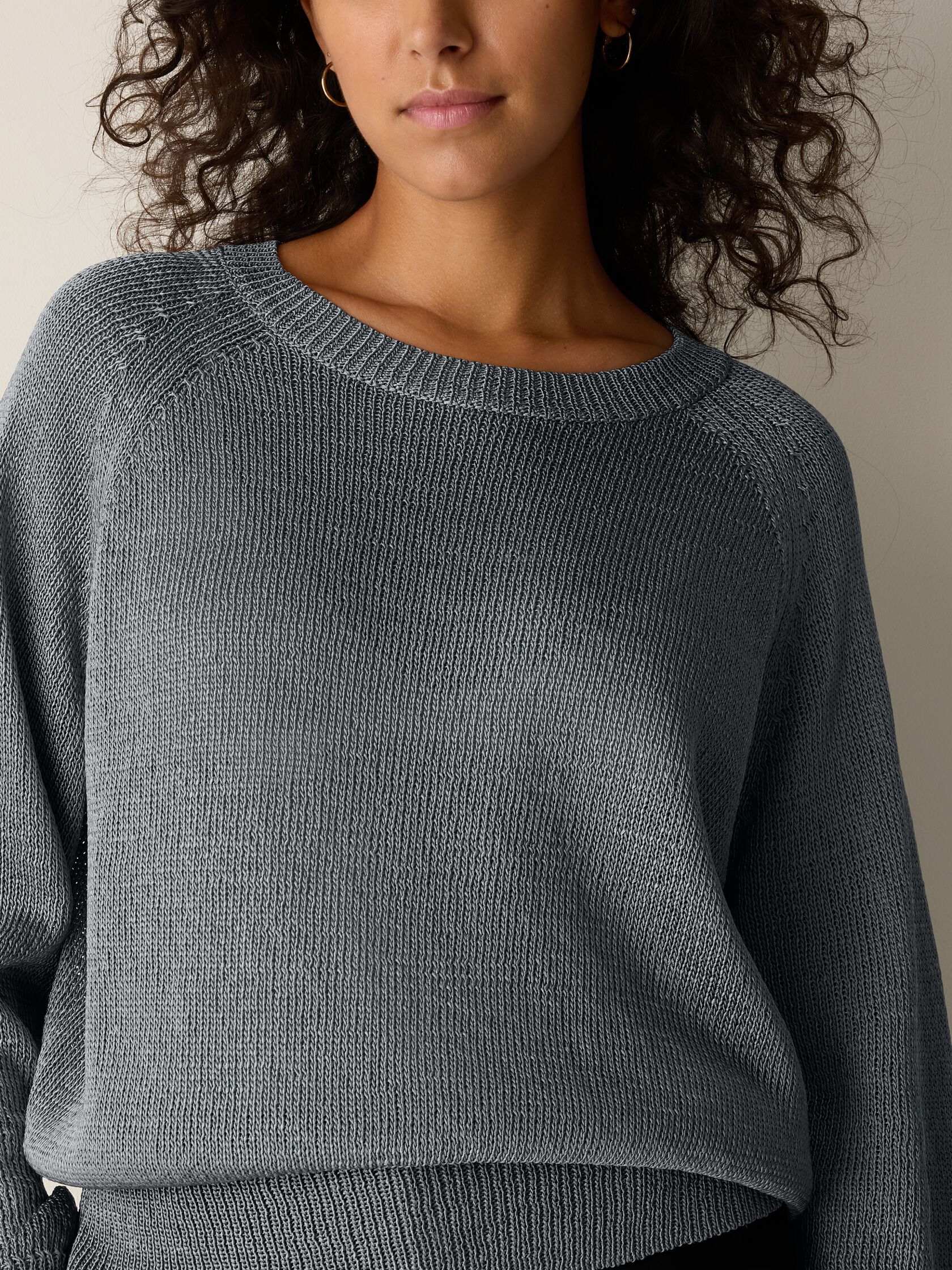Sleek Viscose Wedge Sweater