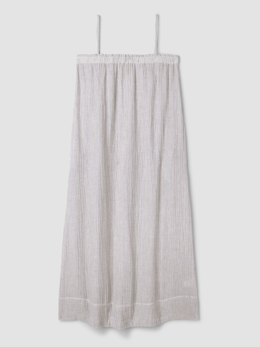 eileen fisher organic cotton gauze dress Organic Cotton Gauze Scoop Neck Dress
