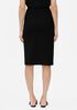 System Stretch Crepe Pencil Skirt