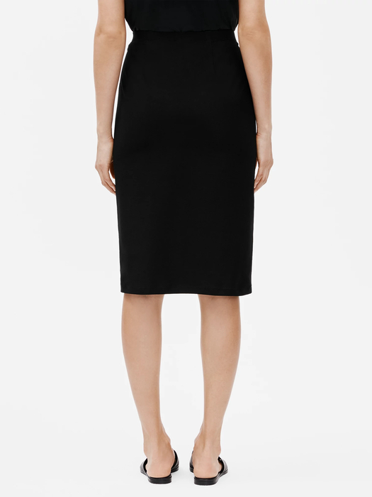 System Stretch Crepe Pencil Skirt