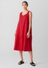Organic Cotton Pucker Tiered Dress