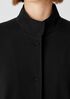 Cotton Ponte Stand Collar Jacket