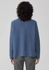 Peruvian Organic Cotton Boucle Turtleneck Box-Top